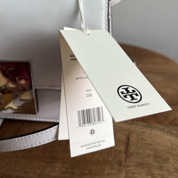 Tory Burch Bon Bon Spazzolato Mini Top-Handle Bag - Picture 7 of 12